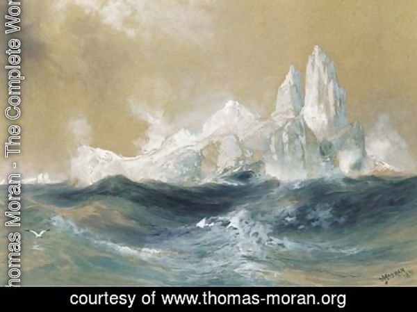 Thomas Moran - Icebergs