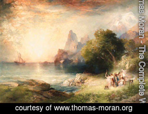 Thomas Moran - Ulysses and the Sirens 2