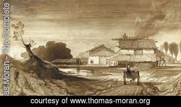 Thomas Moran - On the Way to the Farm