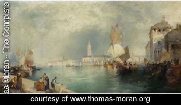 Thomas Moran - Canal In Venice