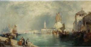 Thomas Moran - Canal In Venice