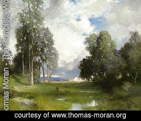 Thomas Moran - Santa Barbara Mission