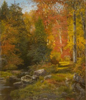 Thomas Moran - The Woods in Autumn, 1864