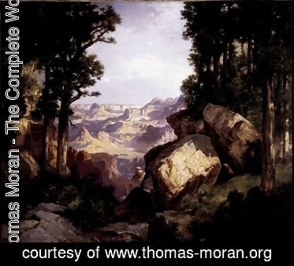 Thomas Moran - Grand Canyon of the Colorado, 1913,