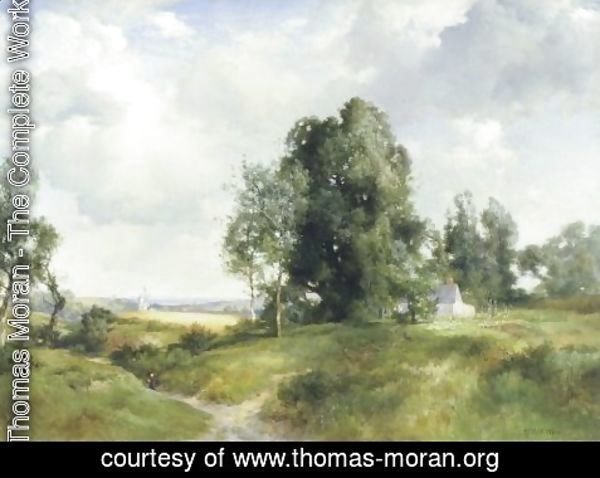 Thomas Moran - Windmill Long Island N. Y. 1912