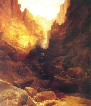 Thomas Moran - A Side Canyon of the Colorado