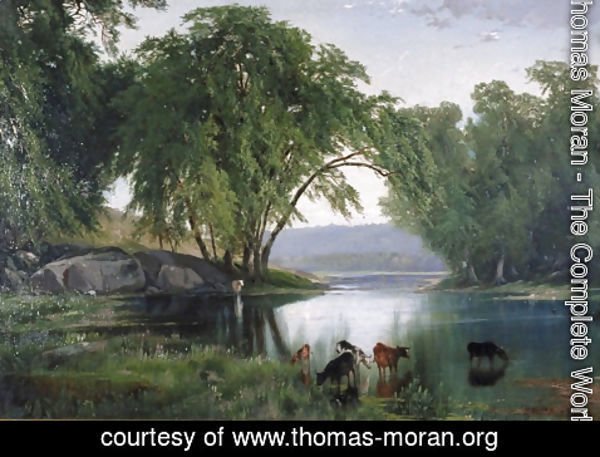Thomas Moran - On the Catawissa Creek, 1862