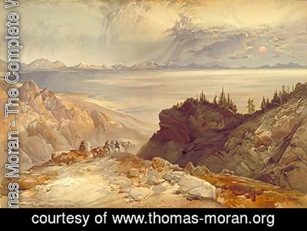 Thomas Moran - The Great Salt Lake of Utah, 1874