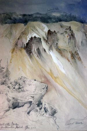 Thomas Moran - East wall of the canyon from Inspiration Point