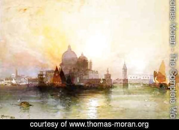 Thomas Moran - A View Of Venice