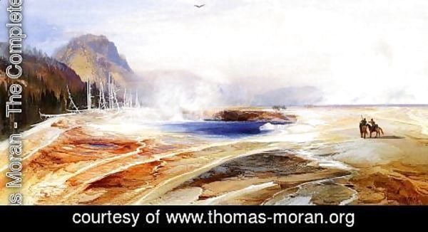 Thomas Moran - Big Springs In Yellowstone Park
