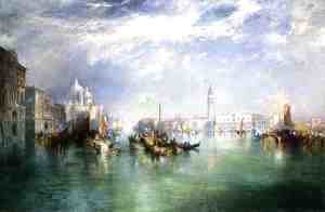 Thomas Moran - Entrance To The Grand Canal  Venice2