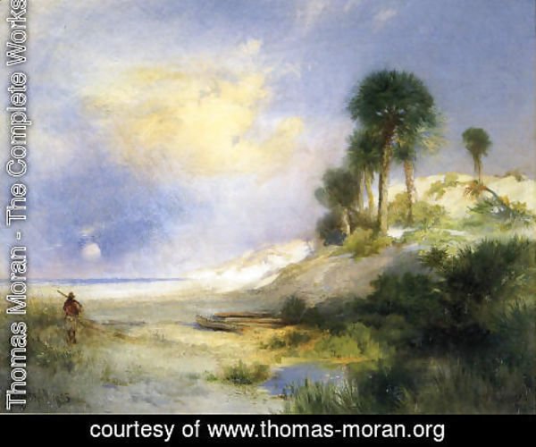 Thomas Moran - Fort George Island  Florida