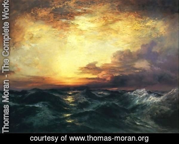 Thomas Moran - Pacific Sunset
