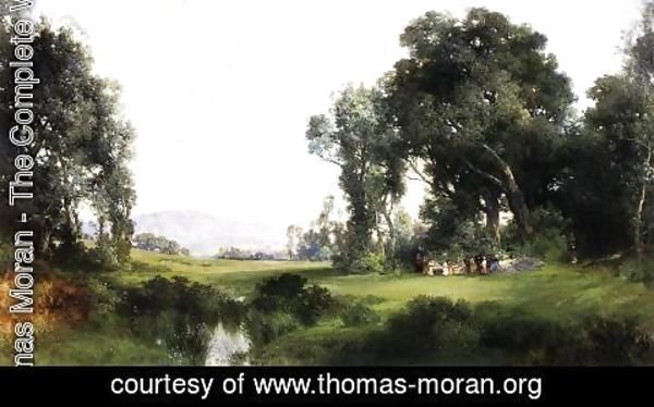 Thomas Moran - The Picnic