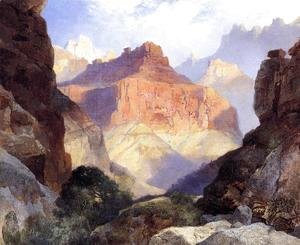 Thomas Moran - Under The Red Wall  Grand Canyon Of Arizona