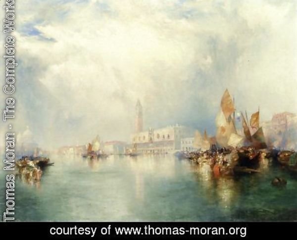 Thomas Moran - Venice   Grand Canal
